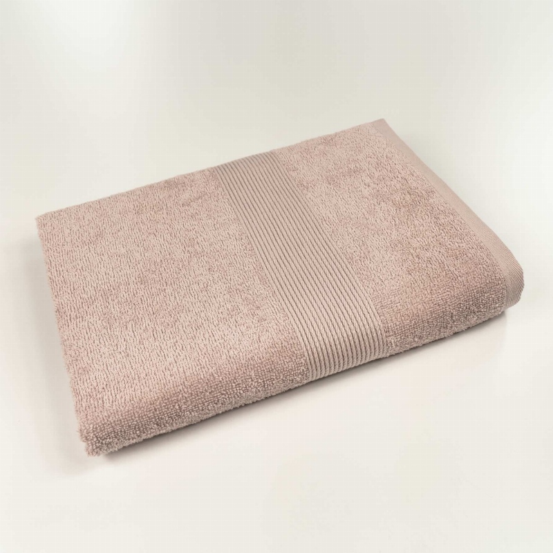 Рушник махровий з Бордюром GM Textile 50х90см 400г/м2 (Капучіно)